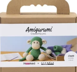 DIY Kit Amigurumi - Abe - Grøn - Off White