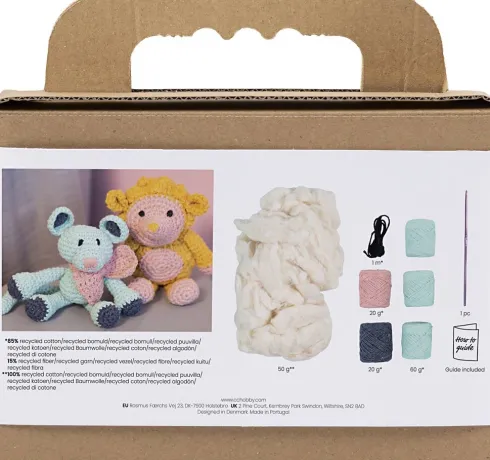 DIY Kit Amigurumi - Mus - Mint