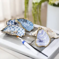 DIY Kit Decoupage - Østersskaller - Blå