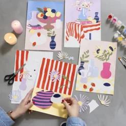 DIY Kit Farvelægning - Collage
