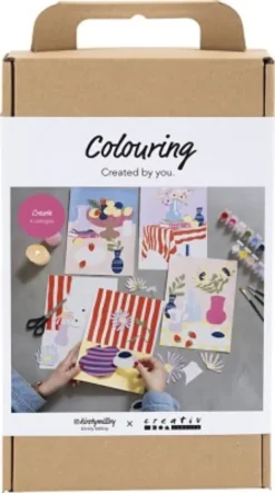 DIY Kit Farvelægning - Collage