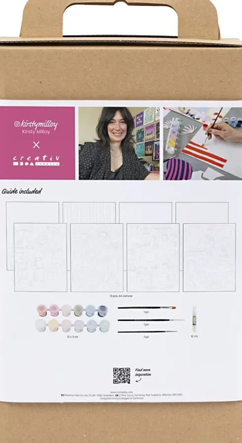 DIY Kit Farvelægning - Collage