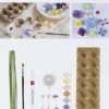 DIY Kit Æggebakke Blomster - Pastelfarver