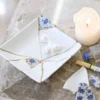 DIY Kit Kintsugi - Fad - Blå - Guld - Hvid