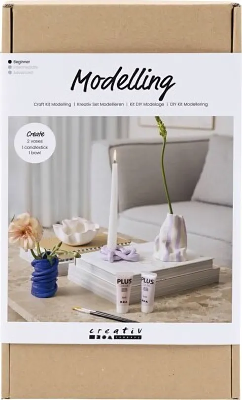 DIY Kit Modellering - Krukker Og Vaser