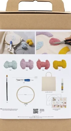 DIY Kit Punch Needle - Mulepose - Pastelfarver