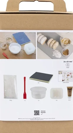 DIY Kit Resin Støbning - Skulptur - Beige - Off White