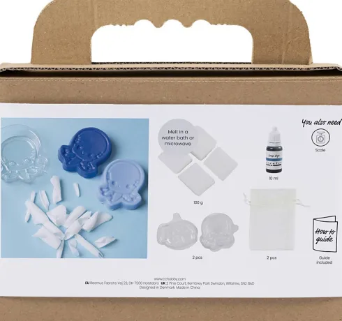 DIY Kit Sæbefremstilling - Havdyr - Blå