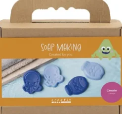 DIY Kit Sæbefremstilling - Havdyr - Blå