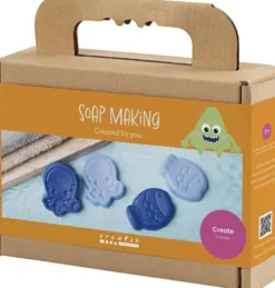 DIY Kit Sæbefremstilling - Havdyr - Blå
