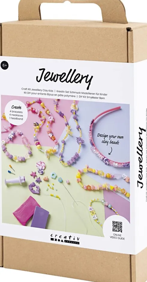 DIY Kit Smykker Børn - Assorterede Farver