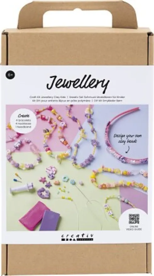 DIY Kit Smykker Børn - Assorterede Farver