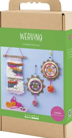 DIY Kit Vævning - Vægophæng - Assorterede Farver