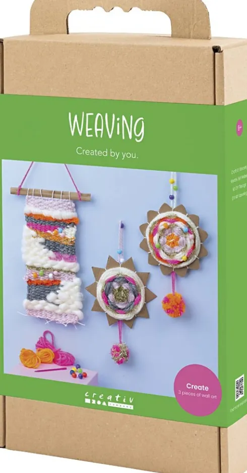 DIY Kit Vævning - Vægophæng - Assorterede Farver