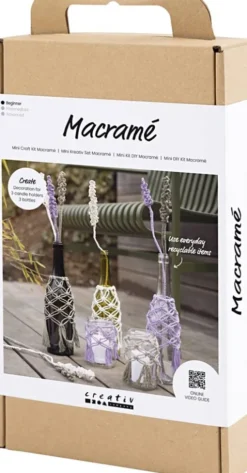 DIY Macramé Kit - Glasdekoration