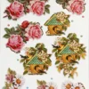 3D Motiver - Blomster Og Fugle - 21X30 CM - 4 Ark