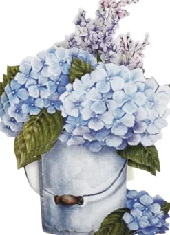 3D Motiver - Blomster - 21X30 CM - 4 Ark