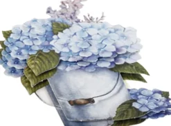 3D Motiver - Blomster - 21X30 CM - 4 Ark