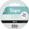 Dobbeltklæbende Tape - 6 MM - 10 M - Gennemsigtig