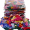 Dun - Str. 7-8 CM - Assorterede Farver - 10X50 G