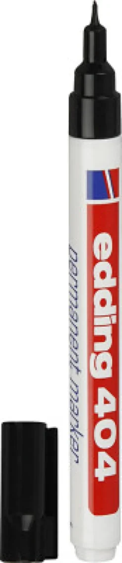 Edding 404 Tusch - Tykkelse 0,75 MM - Sort - 1 Stk