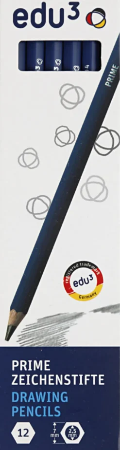 Edu Tegneblyant - Hårdhed 4B - 12 Stk