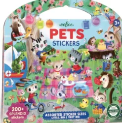 Eeboo - Pets Stickers - Over 200 Klistermærker - Kæledyr