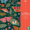 Eeboo - Skitsebog Med Spiralryg - Sommerfugle Og Blomster