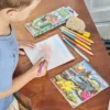 Eeboo - Skitsebog Med Spiralryg Til Børn - Dinosaur