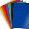 Elastikmappe - A4 - Str. 22,9×32,4 CM - Assorterede Farver - 24 Stk. - 8X3 Stk