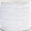 Elastiksnor - 1 MM - Hvid - 250 M