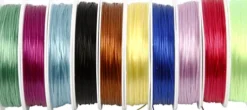Elastiksnor - Tykkelse 1 MM - Assorterede Farver - 10X25 M