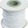 Elastiksnor - Tykkelse 1,2 MM - 25 M - Hvid