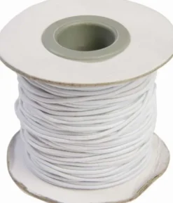 Elastiksnor - Tykkelse 1,2 MM - 25 M - Hvid