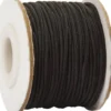 Elastiksnor - Tykkelse 1 MM - Sort - 25 M