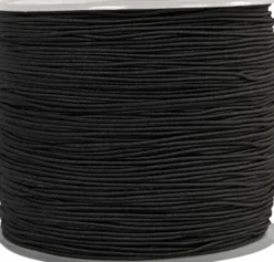 Elastiksnor - Tykkelse 1 MM - Sort - 250 M