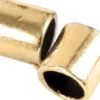 Enderør - Str. 2X2 MM - Hulstr. 1,4 MM - Forgyldt - 80 Stk