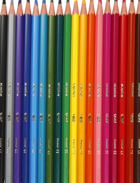 Evolution Farveblyanter - Sekskantede - L 17,5 CM - Mine 3 MM - Assorterede Farver - 18 Stk