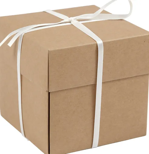 Explosion Box - Str. 7X7X7,5+12X12X12 CM - Natur - 1 Stk