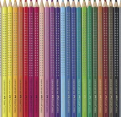 Faber-Castell - Colour Grip Farveblyanter I Tinæske - 24 Stk