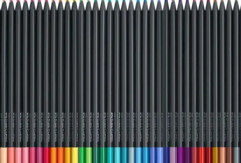 Faber-Castell - Farveblyanter - Black Edition - 36 Farver
