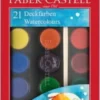 Faber-Castell - Vandfarve Sæt Inkl. Pensel - 21 Farver