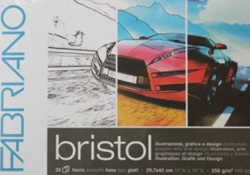 Fabriano - Papir - A3 - Bristol - 20 Sider