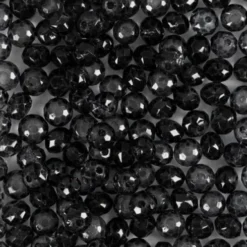 Facetperler - Ø 4 MM - Hulstr. 1 MM - Grå - 45 Stk