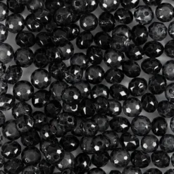 Facetperler - Ø 4 MM - Hulstr. 1 MM - Grå - 45 Stk