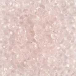 Facetperler - Ø 4 MM - Hulstr. 1 MM - Lys Rosa - 45 Stk