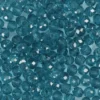 Facetperler - Ø 4 MM - Hulstr. 1 MM - Turkis - 45 Stk