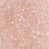 Facetperler - Str. 3X4 MM - Hulstr. 0,8 MM - Rosa - 100 Stk