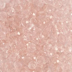 Facetperler - Str. 3X4 MM - Hulstr. 0,8 MM - Rosa - 100 Stk