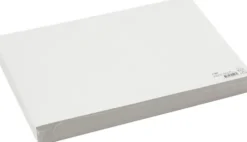 Falsekarton - 25,5X36 CM - 0,4 MM - 250 G - Hvid - 100 Ark